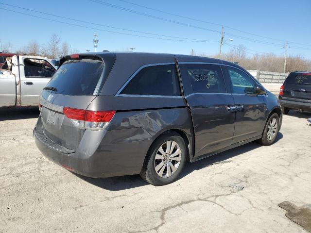 5FNRL5H60FB020070 - 2015 HONDA ODYSSEY EXL GRAY photo 3