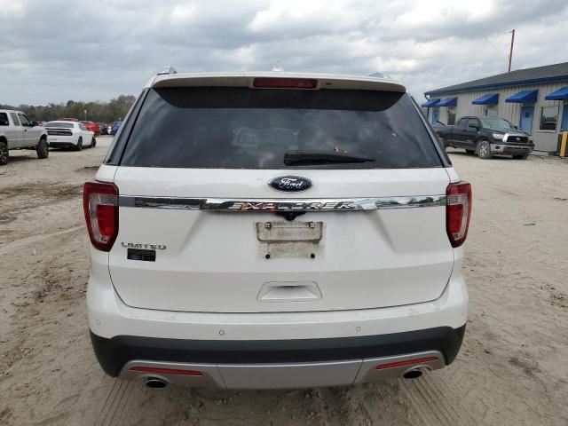 1FM5K7F88HGD36306 - 2017 FORD EXPLORER LIMITED WHITE photo 6