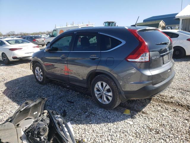 2HKRM4H71CH624028 - 2012 HONDA CR-V EXL GRAY photo 2