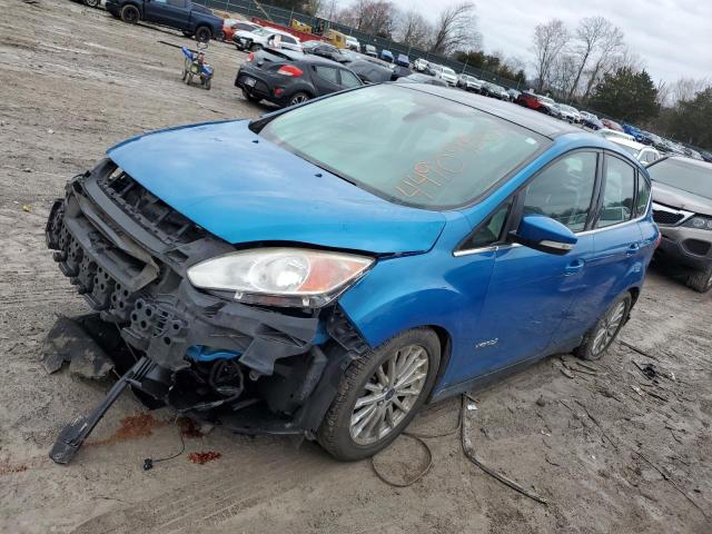 1FADP5BUXEL514444 - 2014 FORD C-MAX SEL BLUE photo 1
