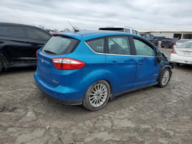 1FADP5BUXEL514444 - 2014 FORD C-MAX SEL BLUE photo 3