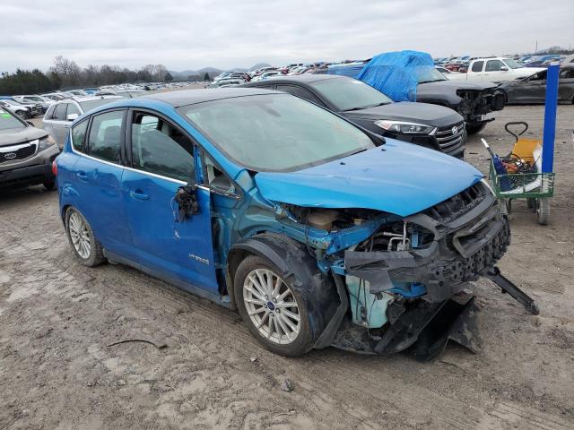 1FADP5BUXEL514444 - 2014 FORD C-MAX SEL BLUE photo 4