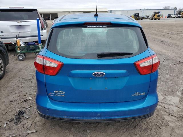 1FADP5BUXEL514444 - 2014 FORD C-MAX SEL BLUE photo 6