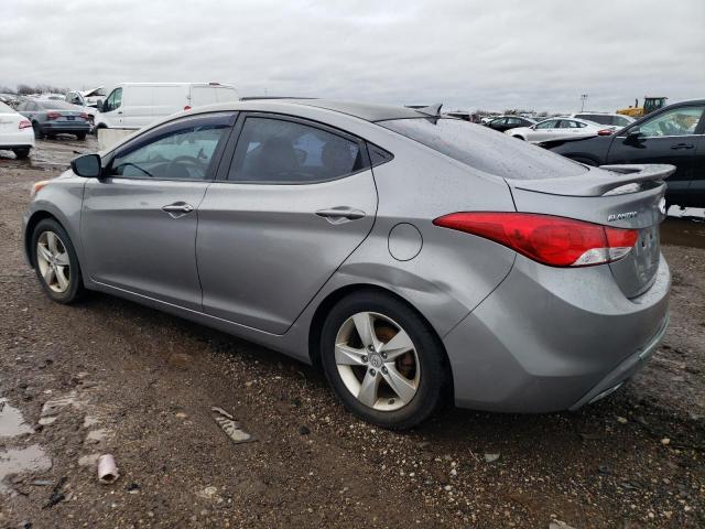 KMHDH4AE2BU106033 - 2011 HYUNDAI ELANTRA GLS GRAY photo 2