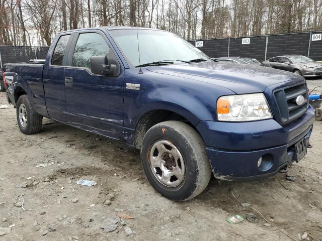 1FTRX14W57NA78696 - 2007 FORD F150 BLUE photo 4