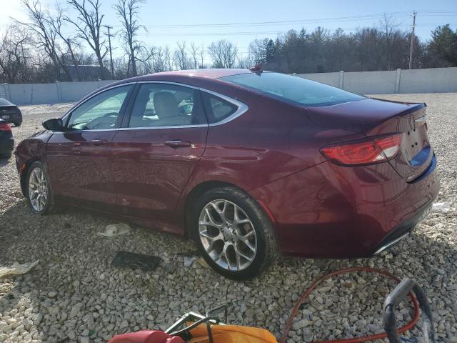 1C3CCCEG5FN553500 - 2015 CHRYSLER 200 C RED photo 2