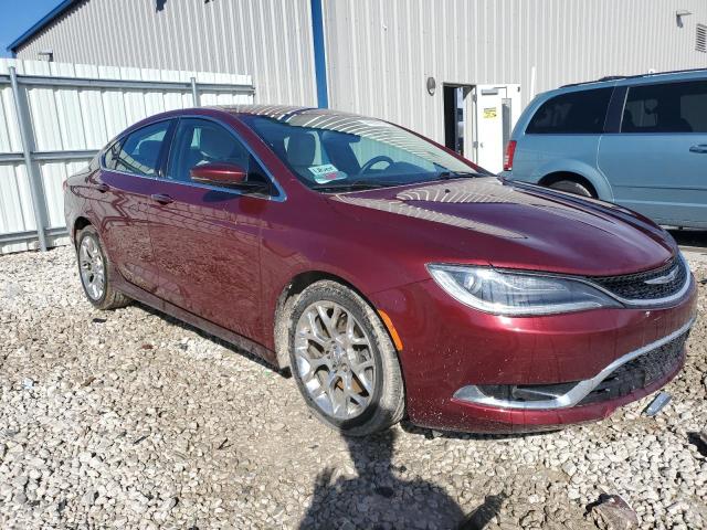 1C3CCCEG5FN553500 - 2015 CHRYSLER 200 C RED photo 4