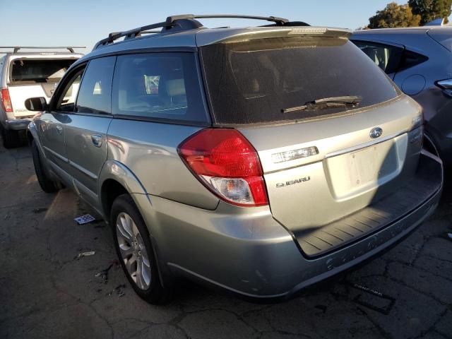 4S4BP66C097324476 - 2009 SUBARU OUTBACK 2.5I LIMITED SILVER photo 2