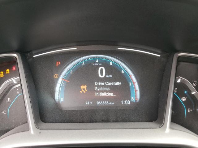 JHMFC1F70JX017156 - 2018 HONDA CIVIC EXL შავი ფოტო 9