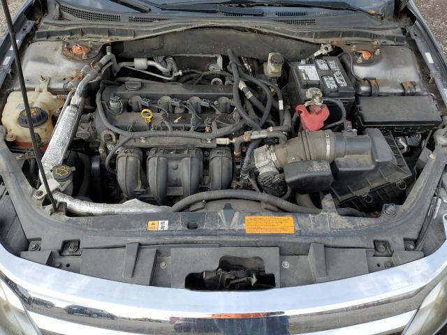 3FAHP0JA0CR343374 - 2012 FORD FUSION SEL GRAY photo 11