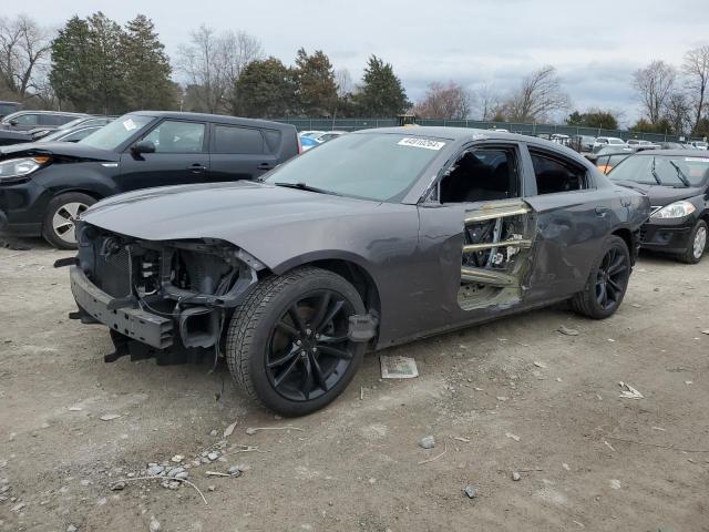 2C3CDXHG3GH327479 - 2016 DODGE CHARGER SXT GRAY photo 1