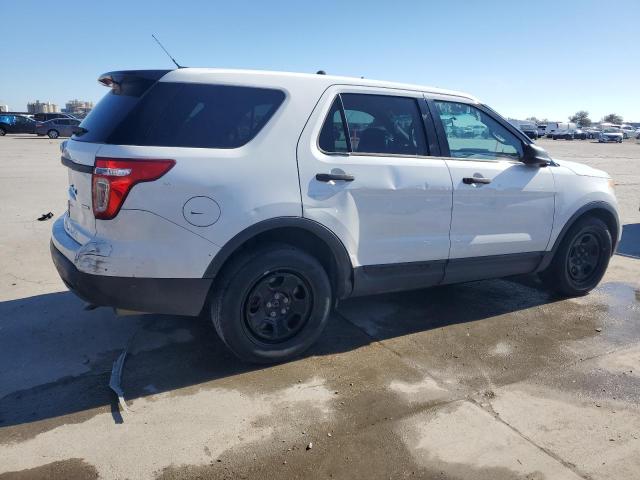 1FM5K8AR5FGC08382 - 2015 FORD EXPLORER POLICE INTERCEPTOR თეთრი ფოტო 3