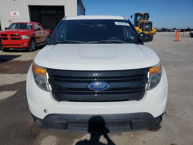 1FM5K8AR5FGC08382 - 2015 FORD EXPLORER POLICE INTERCEPTOR თეთრი ფოტო 5