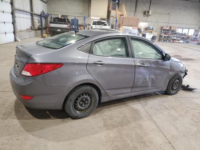 KMHCT4AE3GU070998 - 2016 HYUNDAI ACCENT SE GRAY photo 3