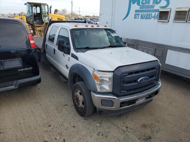 1FD0W5GT5EEA75035 - 2014 FORD F550 SUPER DUTY WHITE photo 1