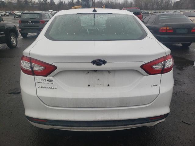 3FA6P0H78GR293895 - 2016 FORD FUSION SE WHITE photo 6