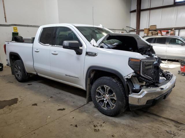 1GTRUBED4NZ555152 - 2022 GMC SIERRA K1500 SLE WHITE photo 4