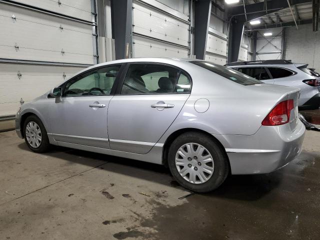 1HGFA168X7L061800 - 2007 HONDA CIVIC EX SILVER photo 2