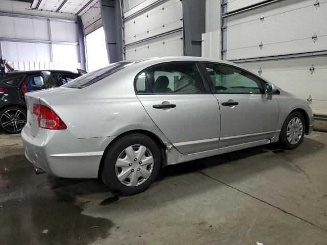 1HGFA168X7L061800 - 2007 HONDA CIVIC EX SILVER photo 3