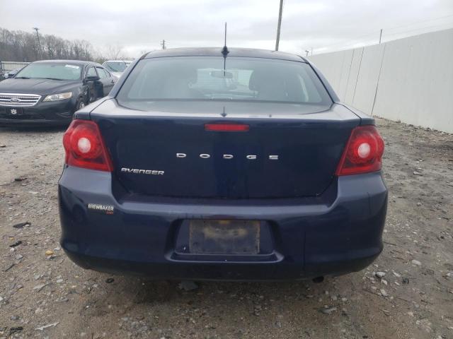 1C3CDZAB3EN180871 - 2014 DODGE AVENGER SE BLUE photo 6