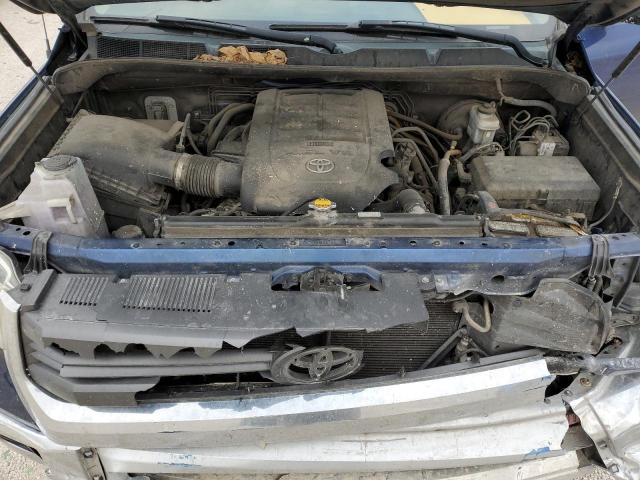 5TFRM5F10EX081492 - 2014 TOYOTA TUNDRA DOUBLE CAB SR/SR5 BLUE photo 11