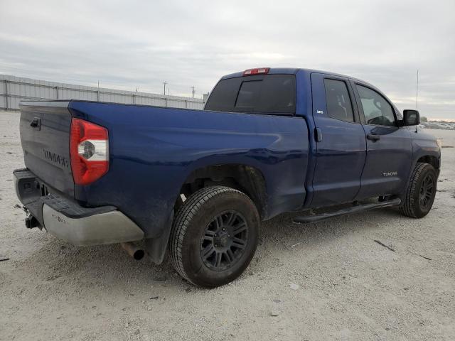5TFRM5F10EX081492 - 2014 TOYOTA TUNDRA DOUBLE CAB SR/SR5 BLUE photo 3