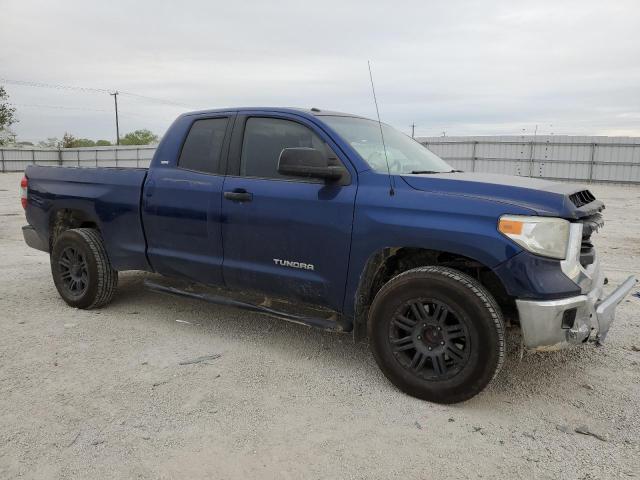 5TFRM5F10EX081492 - 2014 TOYOTA TUNDRA DOUBLE CAB SR/SR5 BLUE photo 4