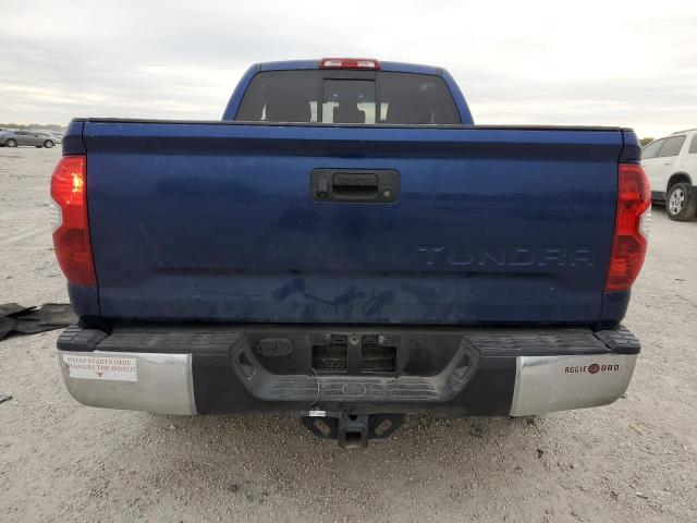5TFRM5F10EX081492 - 2014 TOYOTA TUNDRA DOUBLE CAB SR/SR5 BLUE photo 6