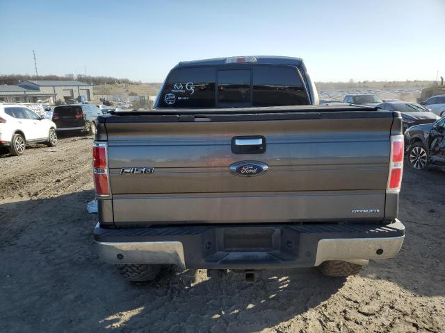 1FTFW1EF5DFD08702 - 2013 FORD F150 SUPERCREW GRAY photo 6