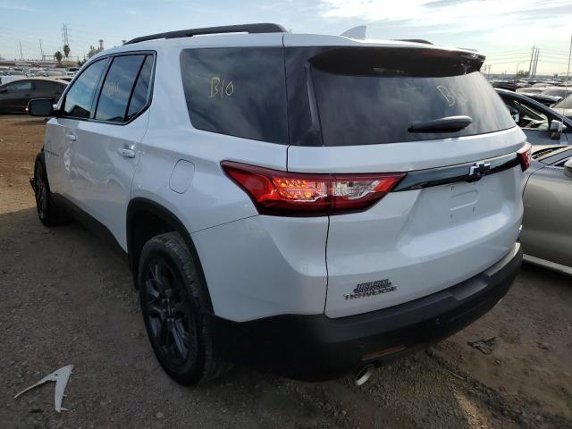 1GNERJKW8LJ215179 - 2020 CHEVROLET TRAVERSE RS WHITE photo 2