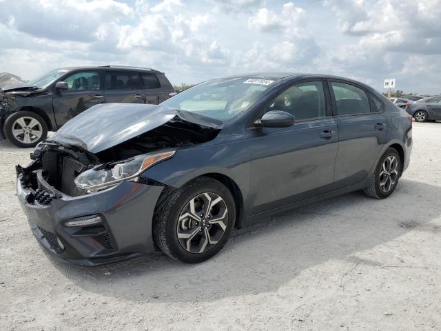 3KPF24AD1KE122776 - 2019 KIA FORTE FE GRAY photo 1