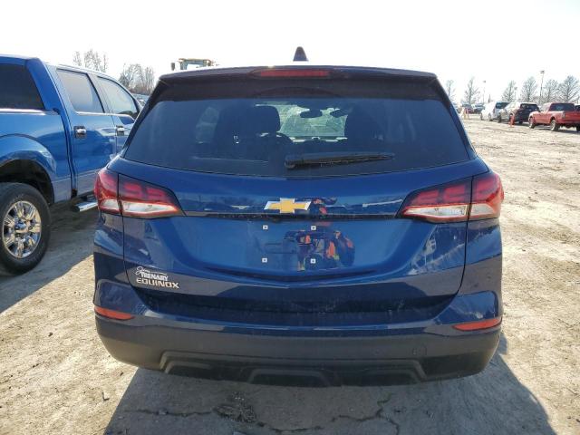 3GNAXHEV7NS107105 - 2022 CHEVROLET EQUINOX LS BLUE photo 6