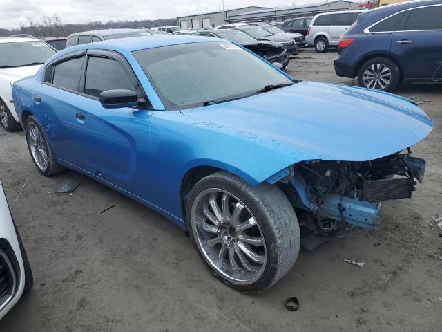 2C3CDXBG2KH513791 - 2019 DODGE CHARGER SXT BLUE photo 4