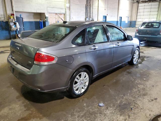 1FAHP3HN3AW108150 - 2010 FORD FOCUS SEL GRAY photo 3