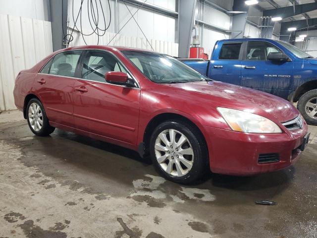 1HGCM66517A024109 - 2007 HONDA ACCORD EX MAROON photo 4