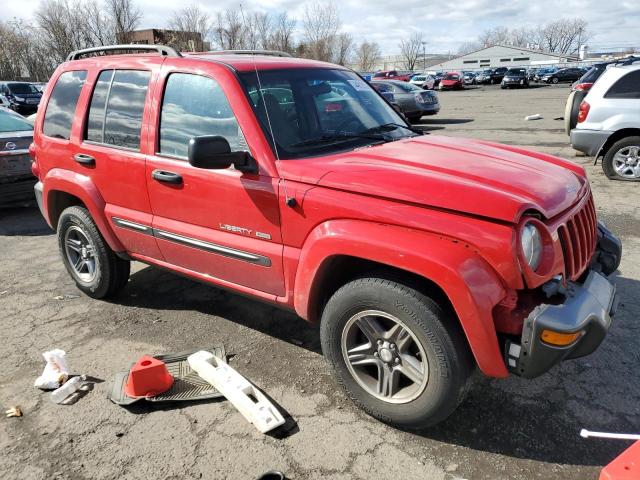 1J4GL48K44W165419 - 2004 JEEP LIBERTY SPORT RED photo 4