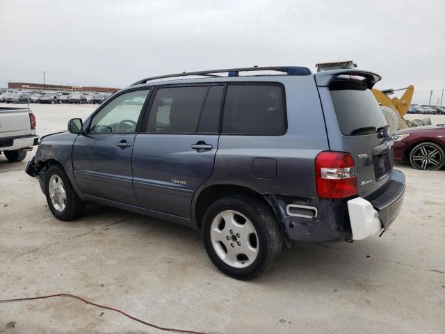 JTEEP21A170192152 - 2007 TOYOTA HIGHLANDER SPORT BLUE photo 2