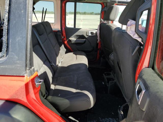 1C4HJXDN8LW148025 - 2020 JEEP WRANGLER U SPORT წითელი ფოტო 10