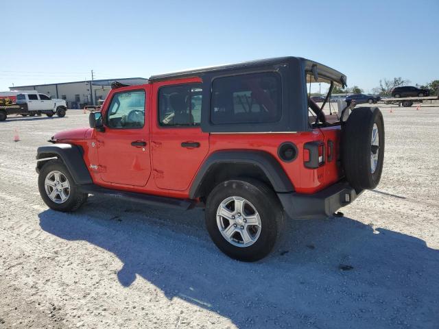 1C4HJXDN8LW148025 - 2020 JEEP WRANGLER U SPORT წითელი ფოტო 2