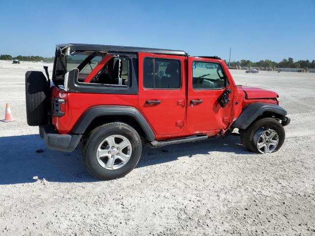 1C4HJXDN8LW148025 - 2020 JEEP WRANGLER U SPORT წითელი ფოტო 3