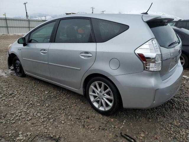 JTDZN3EU1D3231483 - 2013 TOYOTA PRIUS V SILVER photo 2