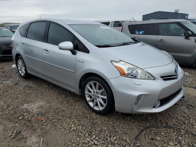 JTDZN3EU1D3231483 - 2013 TOYOTA PRIUS V SILVER photo 4