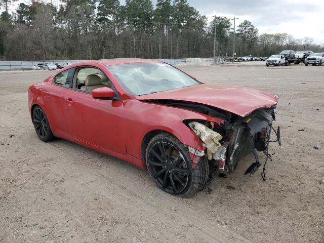 JNKCV64E68M115146 - 2008 INFINITI G37 BASE RED photo 4