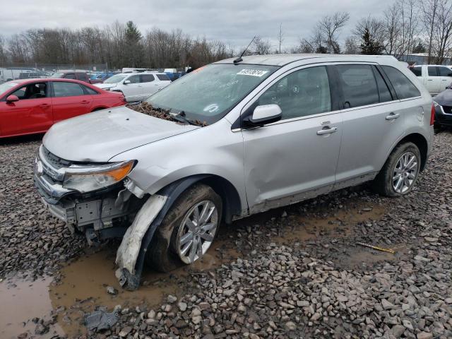 2FMDK4KCXEBA41599 - 2014 FORD EDGE LIMITED SILVER photo 1