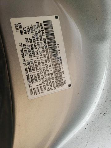 5FNRL38486B044507 - 2006 HONDA ODYSSEY EX SILVER photo 13