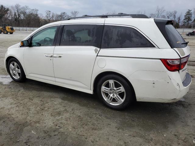 5FNRL5H99CB145445 - 2012 HONDA ODYSSEY TOURING WHITE photo 2