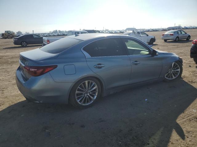 JN1EV7AP8JM366362 - 2018 INFINITI Q50 LUXE BLUE photo 3