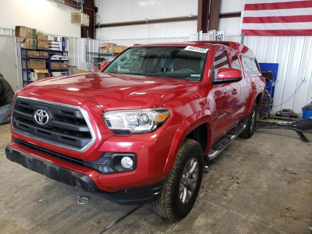 5TFSZ5AN8HX055059 - 2017 TOYOTA TACOMA ACCESS CAB ბურგუნდია ფოტო 1
