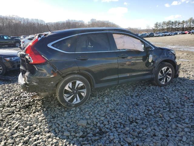 5J6RM4H94GL017666 - 2016 HONDA CR-V TOURING BLACK photo 3