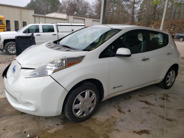 1N4AZ0CP9FC317243 - 2015 NISSAN LEAF S WHITE photo 1